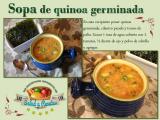 Sopa de quinoa germinada